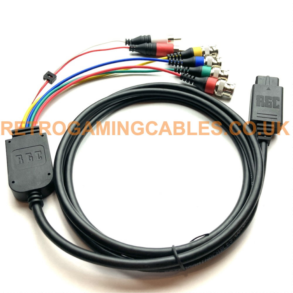 NTSC Super Nintendo PACKAPUNCH RGB BNC cable